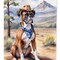 Edge Collections - 11.25" X 15.50" - Multicolor - Cowboy Welcome Decorative Banner Boxer - 1 Piece